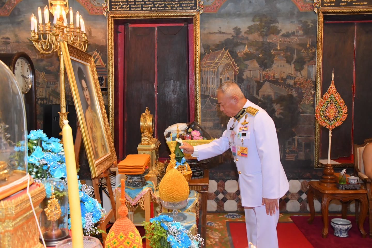 กรมชลฯ ร่วมพิธีเจริญพระพุทธมนต์นวัคคหายุสมธัมม์เฉลิมพระเกียรติ สมเด็จพระนางเจ้าสิริกิติ์ พระบรมราชินีนาถ พระบรมราชชนนีพันปีหลวง 