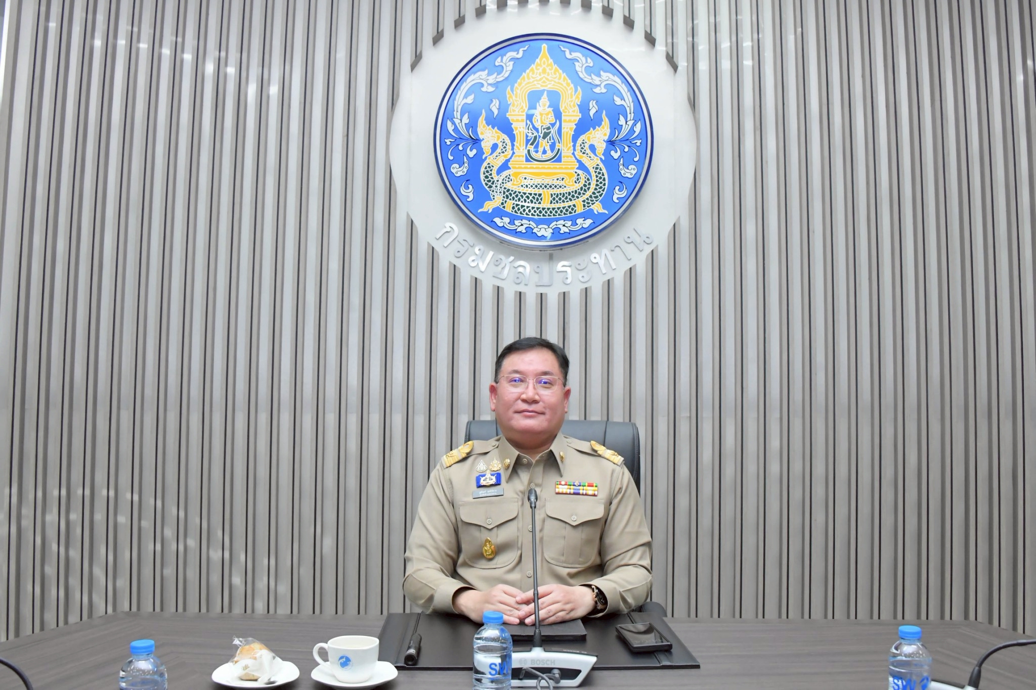 ชป. ประชุมติดตามแผนบรรเทาอุทกภัย พร้อมเตรียมรับมือภัยอันเกิดจากน้ำ ปี 2568 