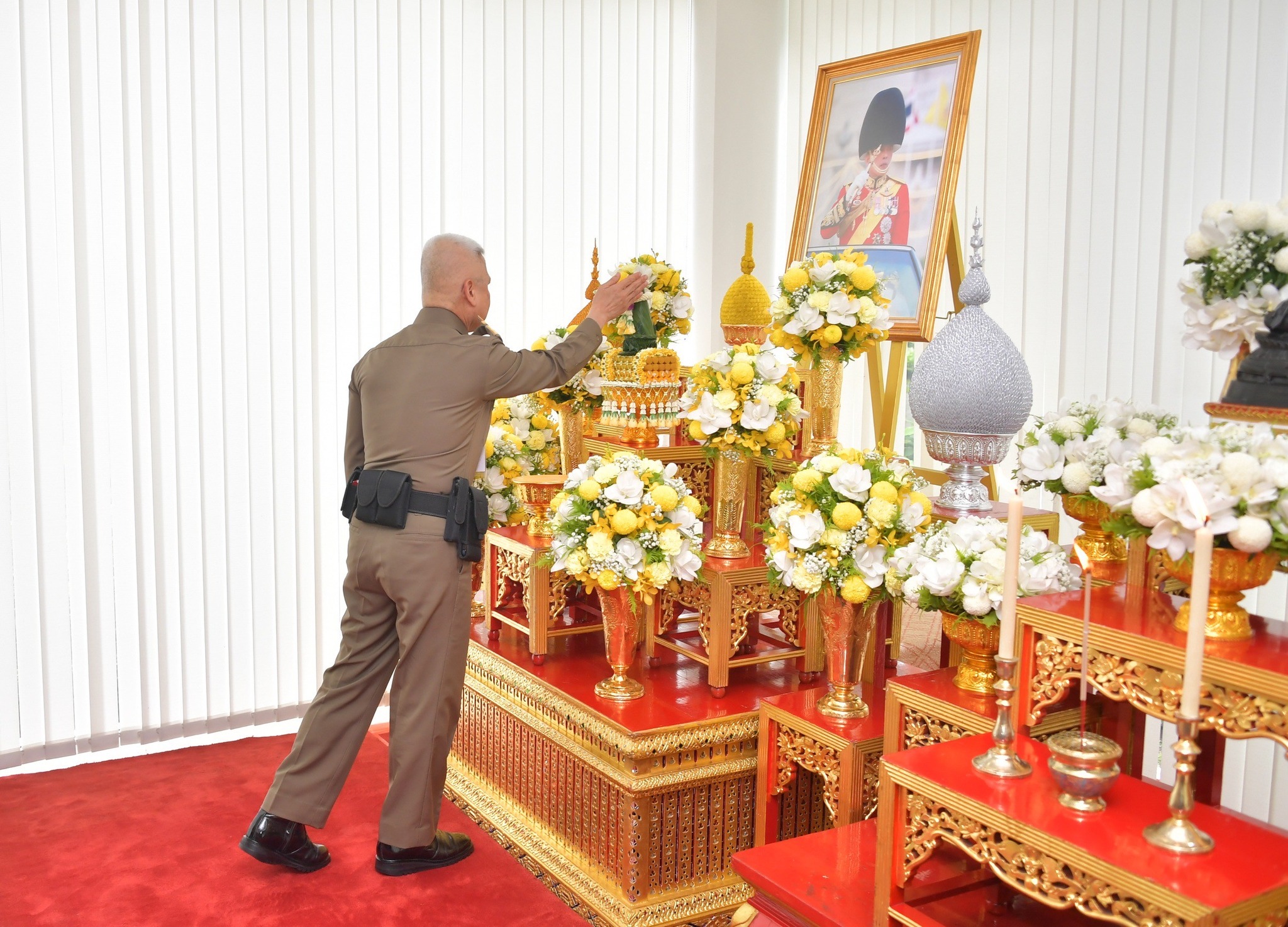 กรมชลฯ ร่วมพิธีเจริญพระพุทธมนต์ เพื่อถวายเป็นพระราชกุศล แด่พระบาทสมเด็จพระเจ้าอยู่หัว เนื่องในโอกาสมหามงคลเฉลิมพระชนมพรรษา 73 พรรษาภายในงาน "สีสรรพรรณไม้ เทิดไท้บรมราชินีนาถ ประจำปี 2568"