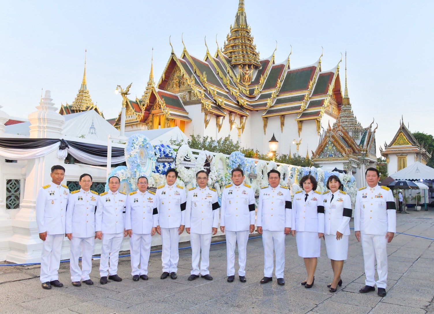 กรมชลประทาน ร่วมเฝ้าฯ ในพระพิธีธรรมสวดพระอภิธรรมพระบรมศพ สมเด็จพระนางเจ้าสิริกิติ์ พระบรมราชินีนาถ พระบรมราชชนนีพันปีหลวง