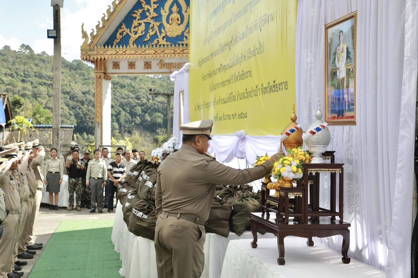 องคมนตรี ติดตามและขับเคลื่อนโครงการอันเนื่องมาจากพระราชดำริ พื้นที่จังหวัดเชียงราย